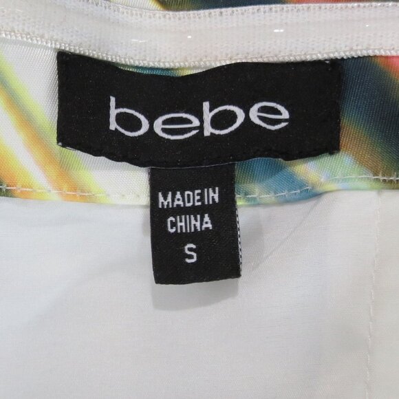 Bebe Strapless Tie Dye Brushstroke Bodycon Dress - Picture 6 of 6